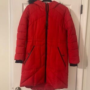 Guess coat with a hood